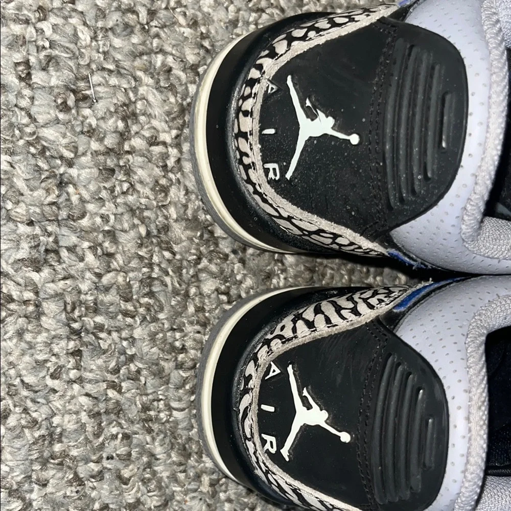 Nike Kids Blue and Black Strap Sneakers